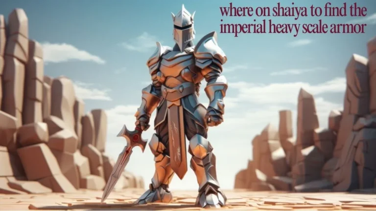 Where on Shaiya to Find the Imperial Heavy Scale Armor