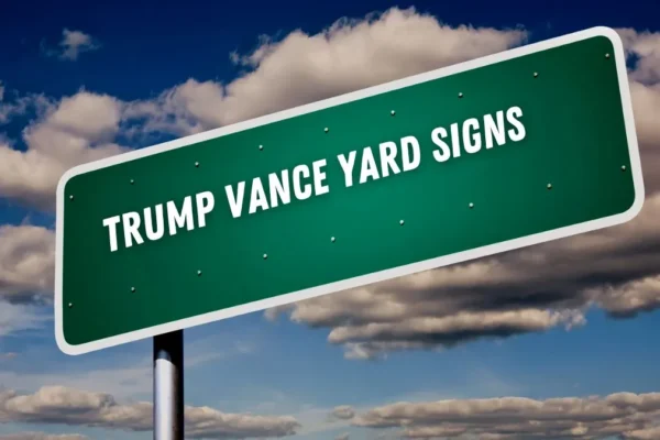 trump vance yard signs